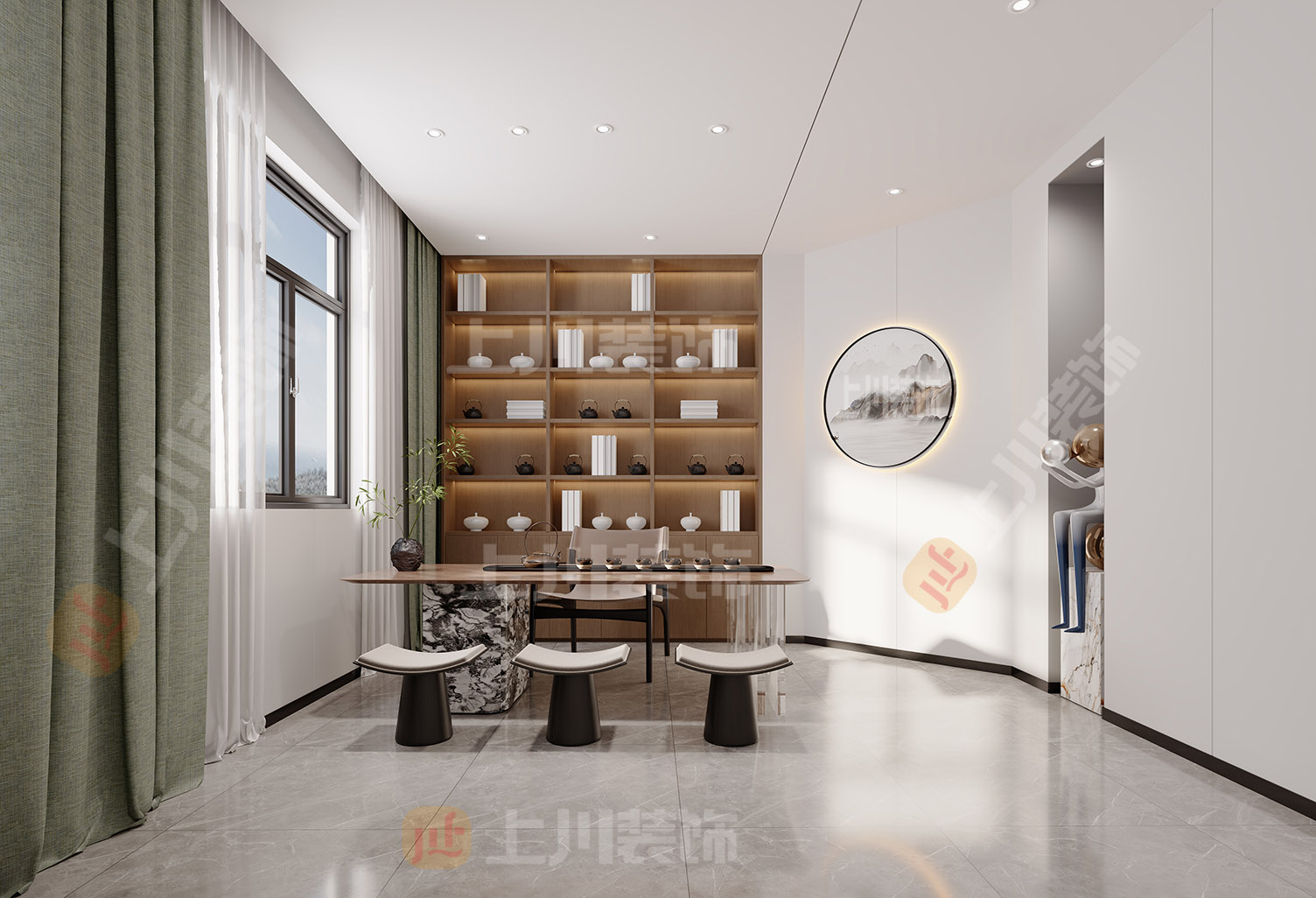 南海区丹灶科技公司400平方办公室装修设计(一)
